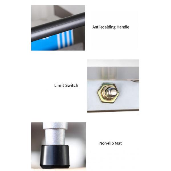 2.4kw Hamburger Bun Toaster Bakery Processing Equipment With Aluminum Alloy Base