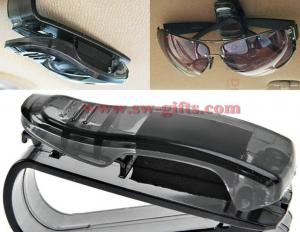 Cheap Car Sun Visor Glasses Sunglasses Ticket Receipt Card Clip Storage Holder Storage Shelf Car Organizer Accessories Platic for sale