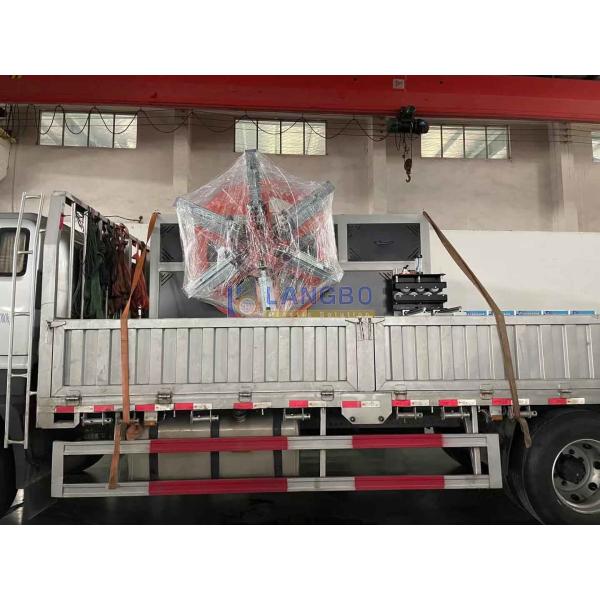 Hot Water Pipe PE Automatic Coiling Equipment Servo Controlled Coiler