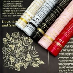 Nosa Paper Herbal Flower Wrapping Paper Waterproof Korean Paper Flower Floral Wrapping Paper Materials Wholesale