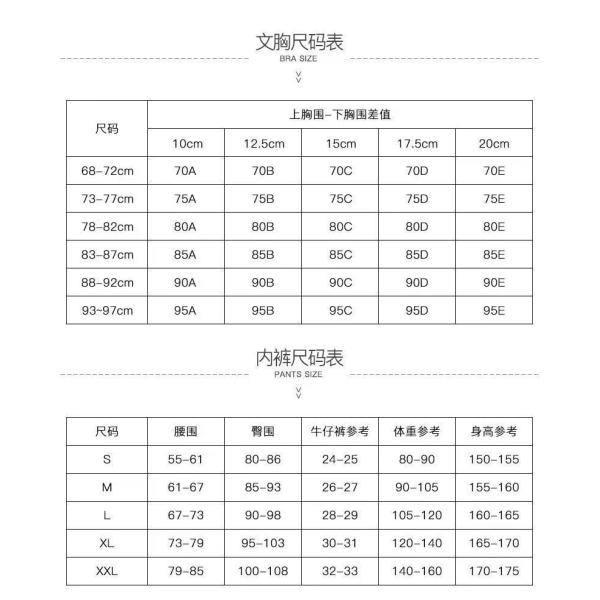 Retro Printed Ladies Underwear Sets Smooth Gathered Sexy Lace Bras