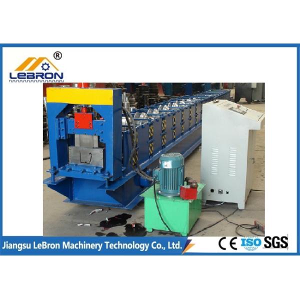Hydraulic guillotine Metal Gutter Roll Forming Machine CNC Control