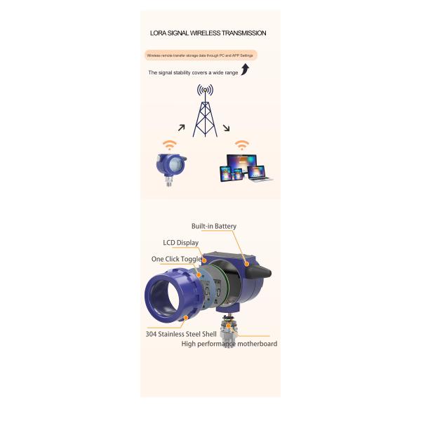 Advanced LoRaWAN/IoT Wireless Temperature and Pressure Transmitter for Industrial Applications
