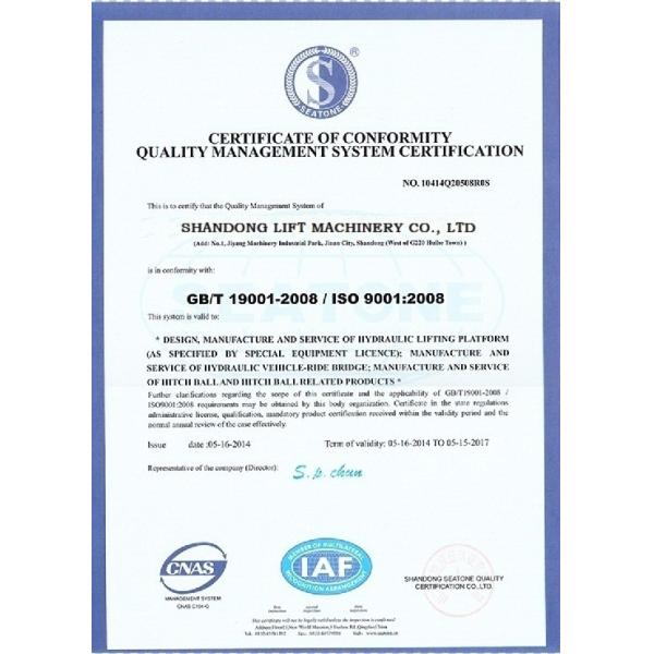 Hydraulic Auto Self Propelled Elevating Work Platforms with LED Battery Condition Indicator