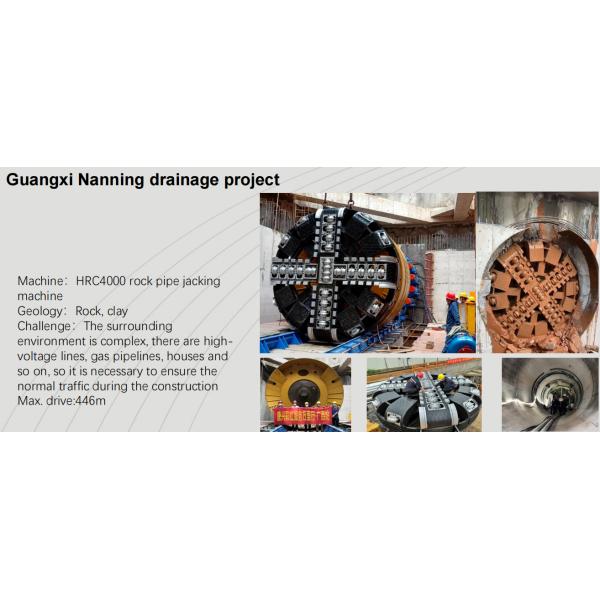 rock pipe jacking machine, microtunneling machine, micro tunneling machine