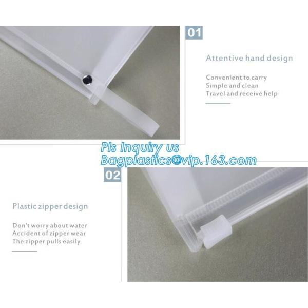 Biodegradable Customised printing Clear PVC Cosmetic Standup k Pouch,Toiletries Cosmetic Pvc Pouch With Marble Dig