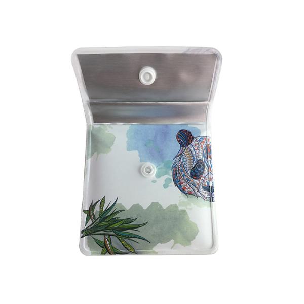 Custom PVC Portable Cigarette Ashtray Outside Foldable