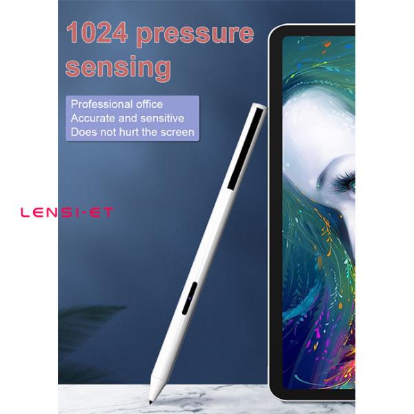 Black Aluminum Stylus Pen Write Note Touch Palm Rejection Bluetooth Drawing Pen