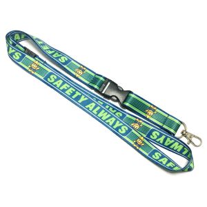 Buy cheap Company Brand Logo Dye Sublimation Lanyards Safety Break Safety Buckle Metal from wholesalers