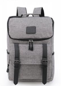 China Portable Laptop Travel Bag , Grey Computer Bag Backpack Style 32*43*17 Cm on sale