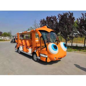 Cheap Various  Cartoon Patterns Of 14 SEATS  Electric Cartoon Sightseeing Bus power 72v7,5kw for sale