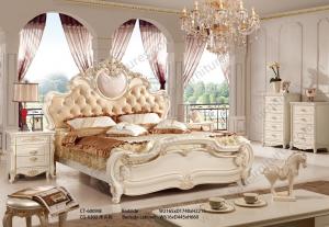 Cheap Oak Veneer Bedroom Sets Italian Furniture Manufacture King Bedroom Set 9005 for sale