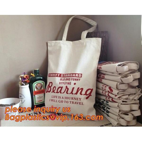 Custom silk screen printed Cotton material handle style blank natural cotton canvas bag without logo bagplastics bagease