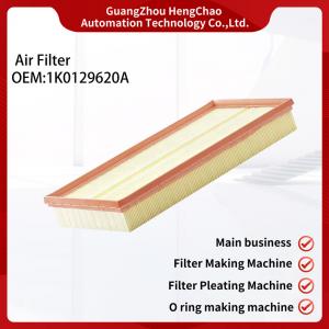 China High Precision Car Air Filter Cartridge Equipment Production OEM 1K0129620A Air Filter on sale