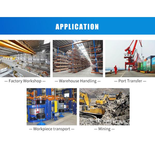 Heavy Load Electric Cement Floor Moving Die Battery Powered Trolley With Hand Held Push Button