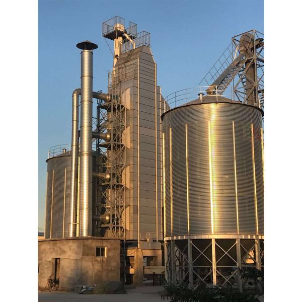 Continuous Galvanized Corn 200 Ton/Day Mixed Flow Dryer