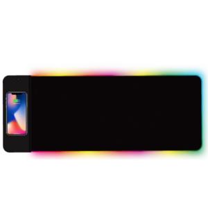 Cheap Customized LED RGB Rubber Wireless Charging Game Mouse Pad Large for sale