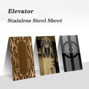 Cheap 430 201 Ba Hairline Mirror Stainless Steel Sheet PVD Color For Architecture Elevator Interior Exterior for sale