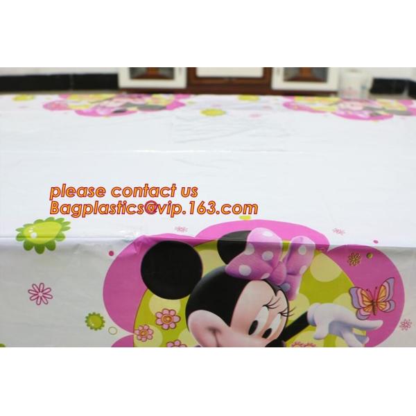Hello Kitty Party Supplies Plastic Tablecloth kids Birthday Decoration Baby Shower For Kids Girls, 1pcs spiderman theme