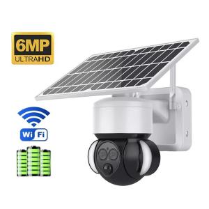 Cheap 6MP 4G Solar Camera 12X Zoom Dual Lens PTZ Camera Auto Tracking Camera for sale