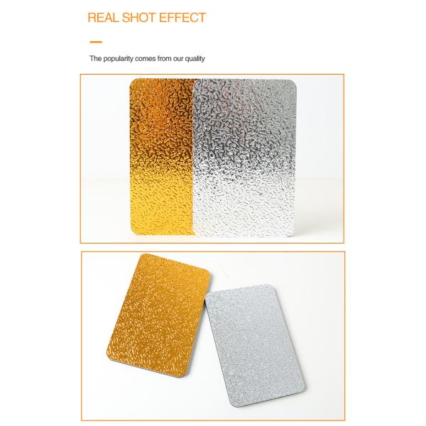 ISO9001 Carbon Crystal Water Ripple Panel Moisture Proof