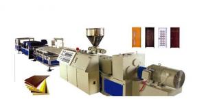 Cheap Automatic Wood Plastic Composite Extrusion Line for Wood Composite Plastic Profile Making for sale