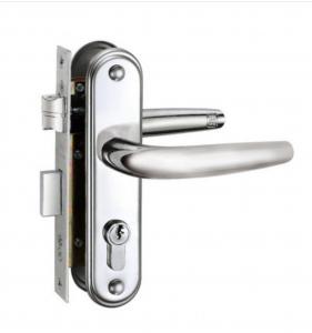 Cheap Safety Front Door Entry Handle And Deadbolt Lock Set Sleek Lever Cylinder Deadbolt for sale