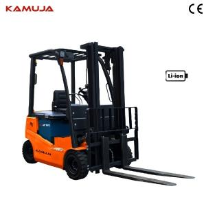 Cheap 1.6Ton Lithium Battery Forklift 1600kg Side Exit Battery Low Center Of Gravity for sale
