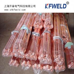 Cheap Manufactured Copper Ground Rod, diameter 17.2mm, 3/4, 2.4m length for sale