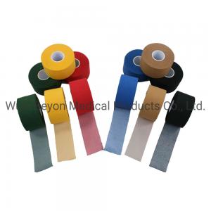 China Yellow Cotton Sports Tape  Protection Cotton Zinc Oxide Strapping Athletic Tape on sale