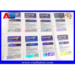 Cheap Holographic Peptide Bottle Labels 10ml Vial Label With Different Product Names And Colors for sale