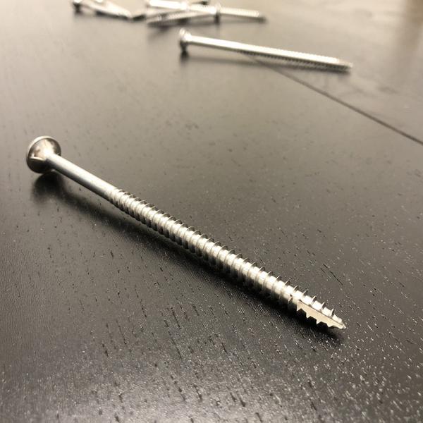 Bulge Batten Screws 14G x 125mm G304 Stainless Steel Screws T17