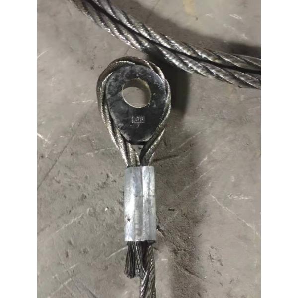 With Nominal Size DIN 3091 Solid Thimble Rope Wire Fitting Marked