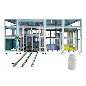 Buy cheap Full Auto Empty Bottle Palletizer System For Stacking Empty Plastic Container from wholesalers