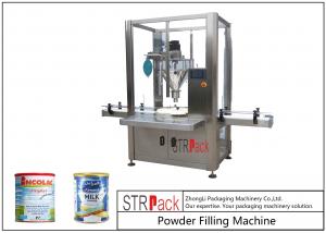 Cheap Single Head Milk Powder Packing Machine High Precision For Tin Can / Bottle for sale