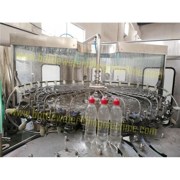 Juice / Water Automatic Bottle Filling Machine , Customized Drinking Water Bottling Plant