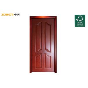 Cheap 4 Panel PU Painting Hinged Pinewood Wooden Interior Doors for sale