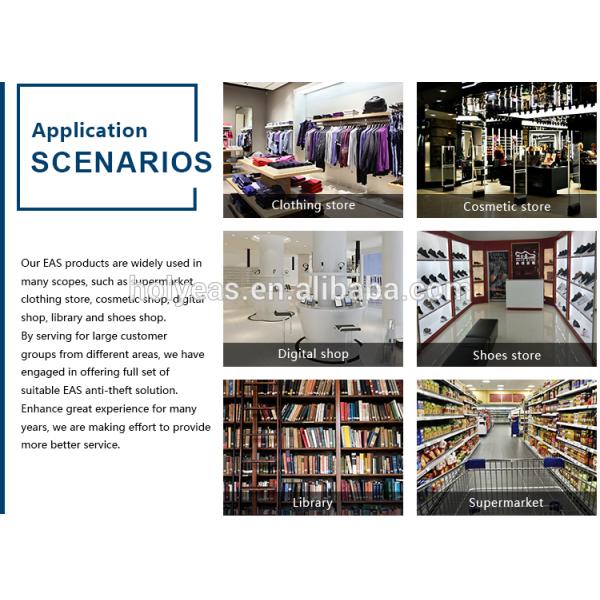 one loop cable lanyard for EAS security tag, 17mm wire cable