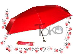 UV Protection Manual Open Umbrella , Two Person 3 Fold Umbrella Sturdy Frame