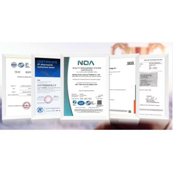 Company certifications