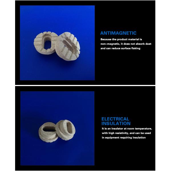 High-strength corrosion-resistant welded ceramic ring
