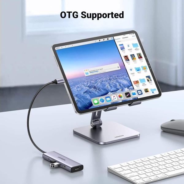5 In 1 USB C Multiport Hub 100W 5Gbps USB C Dongle For MacBook Pro