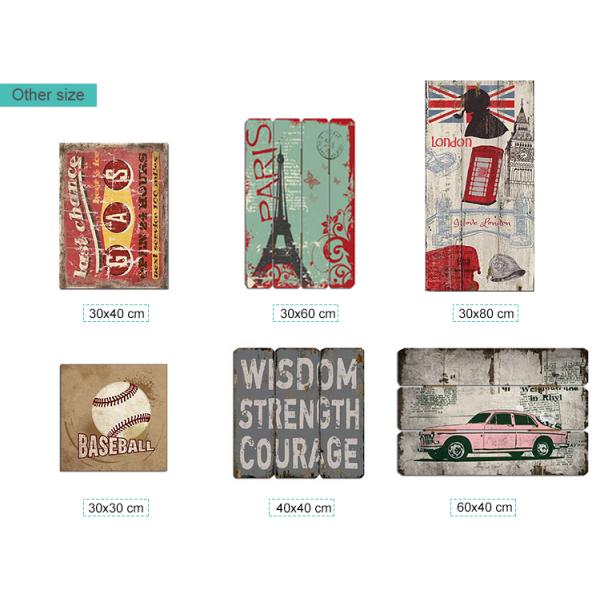 Home Decor Wooden Wall Plaques Love Shape , Wooden Craft Signs With Sayings