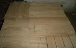Cheap Engineered Ash Hardwood Veneer Flooring Brown ,  Inlay Veneer Sheet for sale