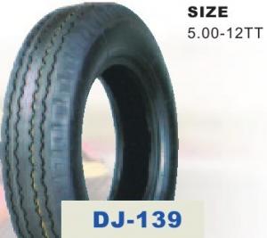 China Electric Tricycle Parts 5.00 - 12 Three Wheel Motorcycle Tire with 37%-56% Rubber Content on sale