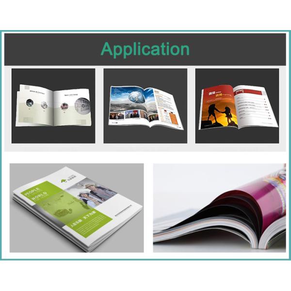 128gsm 130gsm Glossy Couche Paper For Book Cover 72 x 102cm 100% Virgin Pulp