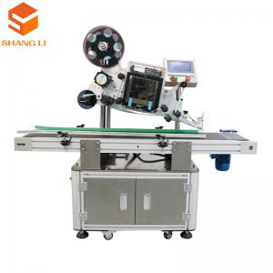 China Packaging Type Cartons Beverage Labeling Machine with Automatic Flat Label Applicator on sale