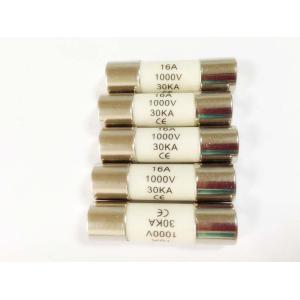 China Solar Panel Glass Fuses Photovoltaic Fuse Links 10 x 38 mm 1000V on sale