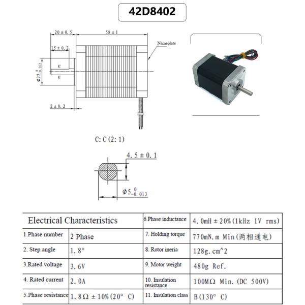Customizable Servo Stepper Motor Open Loop With Driver Controller