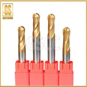 China 2 Flute Solid Carbide Ball End Mill Cutter For Stainless Steel on sale